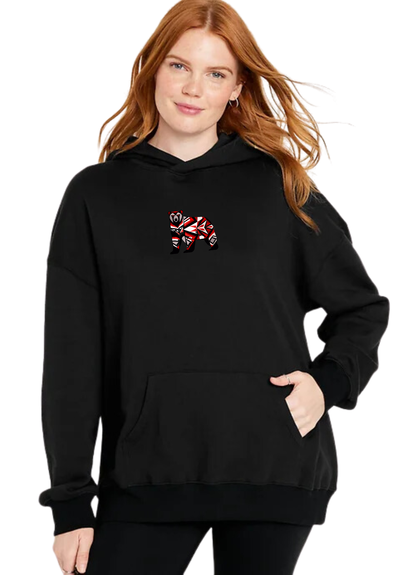 High-Insular Polar Fleece - Maskwa Edition - Black Hoodie