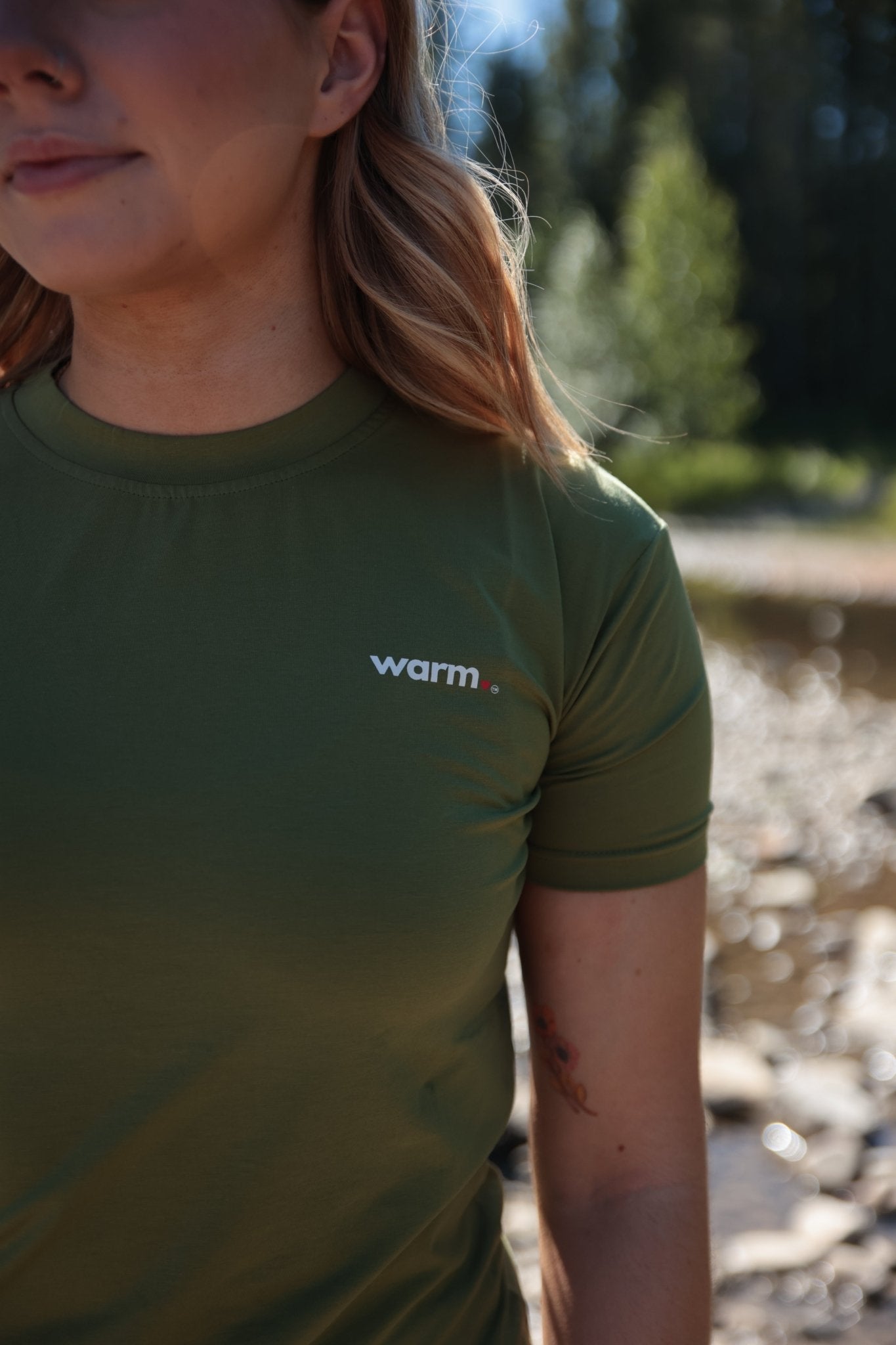 Army Green Organic Cotton T-Shirt (Women's)