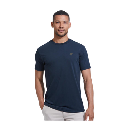 Merino Wool - Silk Soft - Short Sleeve Shirt - Blue (Men's)