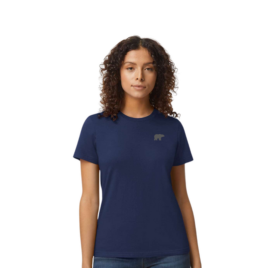 Merino Wool - Silk Soft - Short Sleeve Shirt -  Blue (Women's)