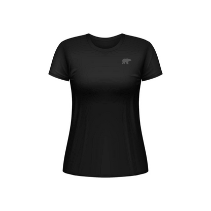 Merino Wool - Silk Soft - Short Sleeve Shirt - Black (Women's)