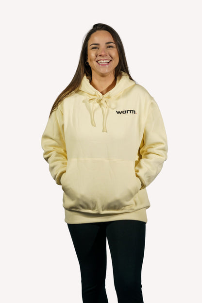 Premium Women's Polar Fleece Hoodie (Beige)