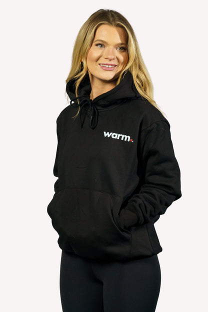 Premium Women's Polar Fleece Hoodie (Black)