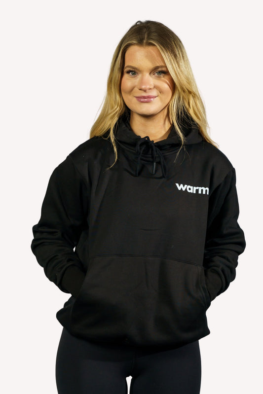 Premium Women's Polar Fleece Hoodie (Black)